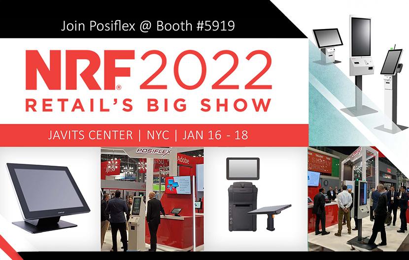 Posiflex Will Showcase Innovative Retail Solutions at NRF 2022, Including New Point-of-Sale Terminals for the Post-Pandemic Era